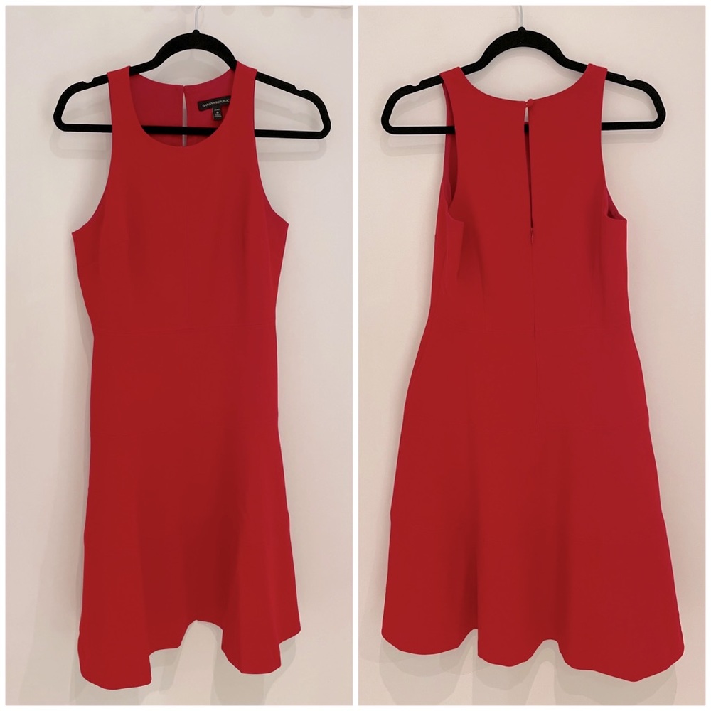 Banana Republic Petite red dress